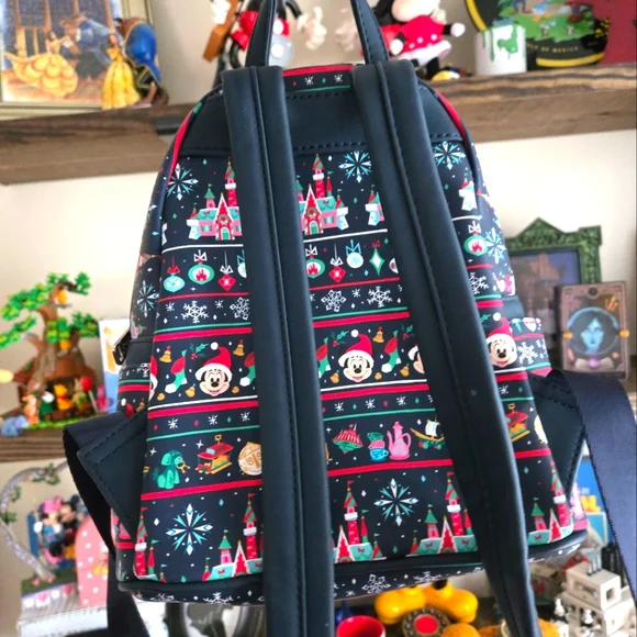 Christmas Disney Parks Loungefly. - Picture 3 of 4